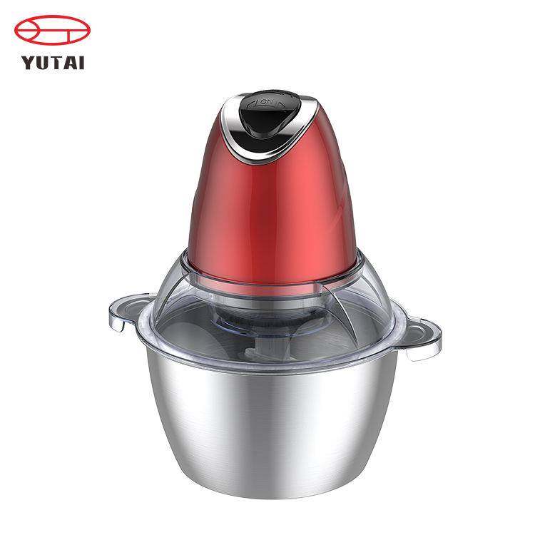 Stainless steel double blade food processor vegetable chopper