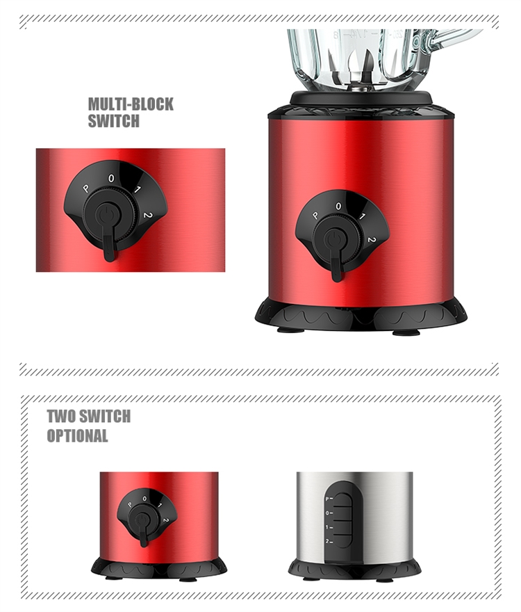 500W 2 speed power blender with ice-crushing function