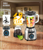 High Power 1800W Electric Multifunction Smoothie Food Fruit Vegetable Steel Stainless Blender