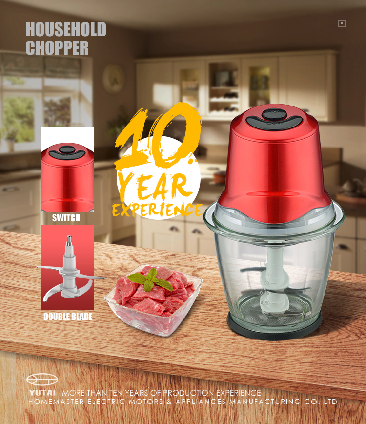 Chopping/Crushing/Blending electric motor food processor chopper