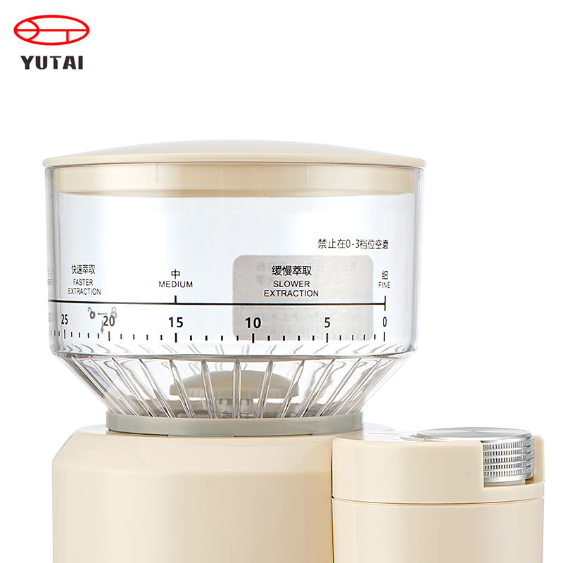 New Digital Timer Cups Display 40mm Stainless Steel Anti-static Espresso Conical Burr Electric Conical Coffee Bean Grinder