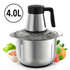 4L Multifunctional Kitchen Food processor food Grinders Meat Chopper Automatic Electric Stainless Steel Meat Grinder For Home