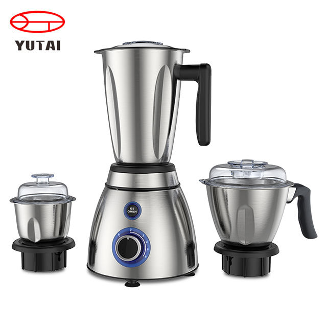 Stainless Steel Jug Blender Grinder Chopper High Speed Kitchen Appliances Commercial Smoothie Electric Blander