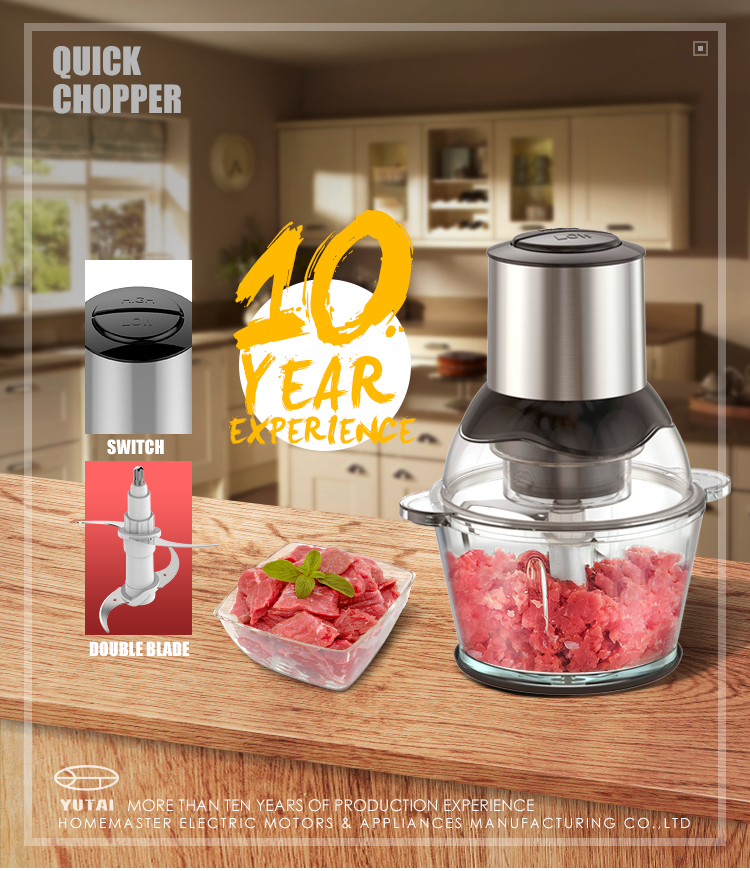 Food Processor Blender Electric Vegetable Chopper Multifunctional Meat Chopper