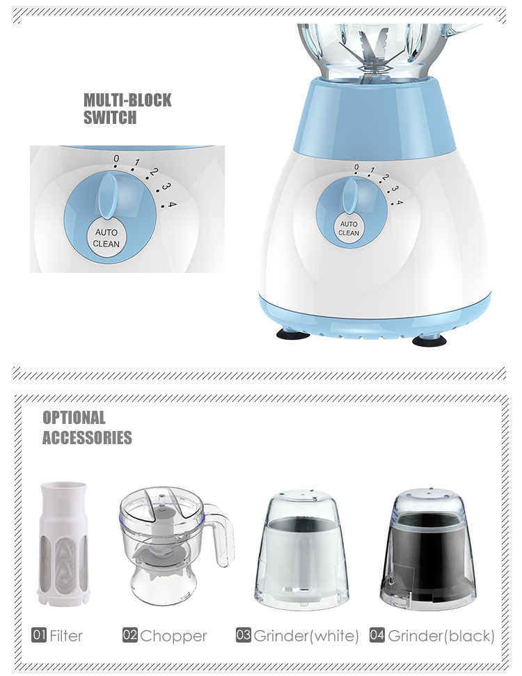 Multi baby blender with food processor