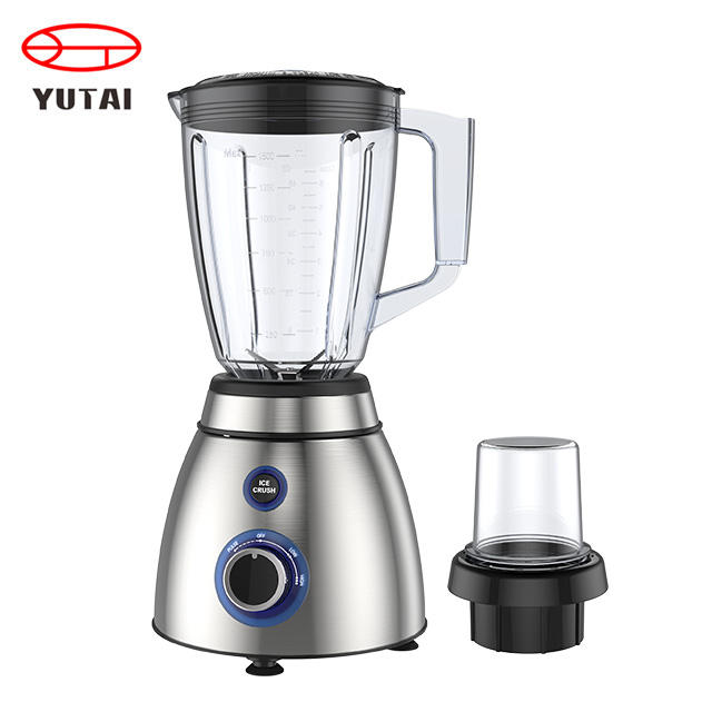 hot sales 500W stainless steel base glass jar table blender fruit blender juice blender