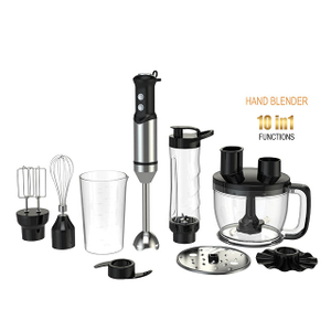 Hand Blender With Stainless Steel Blades