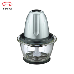 2 layer stainless steel blades electric food chopper with 300W motor