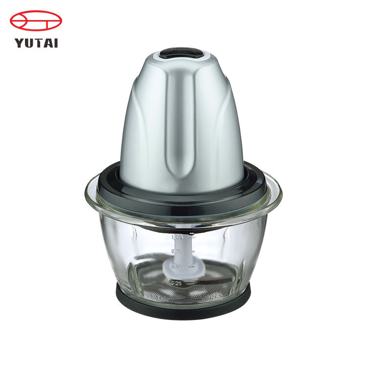 2 layer stainless steel blades electric food chopper with 300W motor