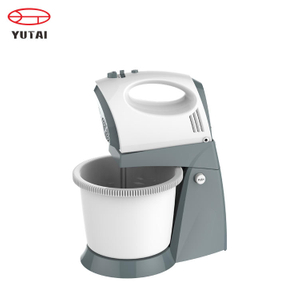 5 speed plastic super hand mixer with rotating bowl CE ROHS
