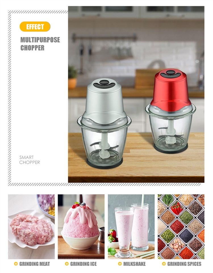 Chopping/Crushing/Blending electric motor food processor chopper