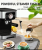 home Commercial cafetera Semi-Automatic Expresso Italian Milk Frother Cappuccino Cafe Espresso Coffee Machine With Factory Price