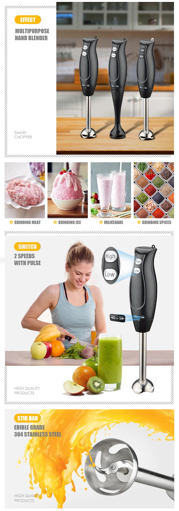 Electric Hand Stick Blender