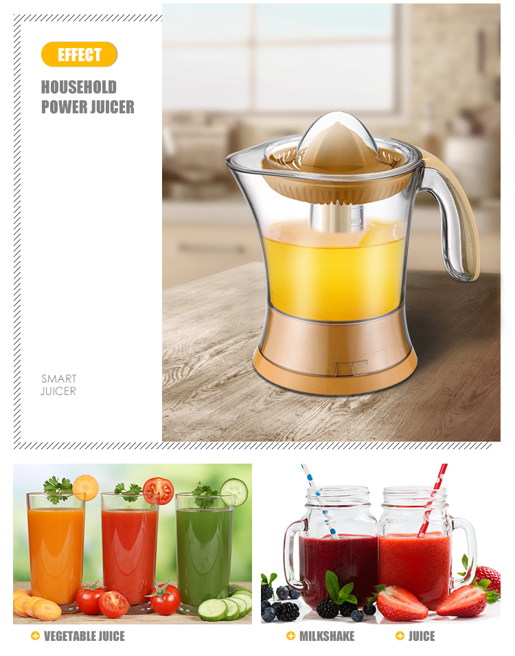 Hot Sale 40w Electric Plastic Juicer For Fruit