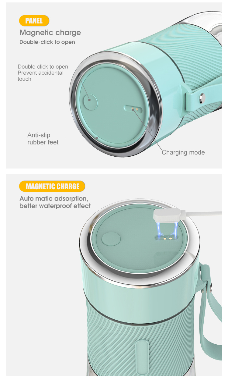 2019 Personal Size Rechargeable Smoothie Mini Hand Portable USB Blender