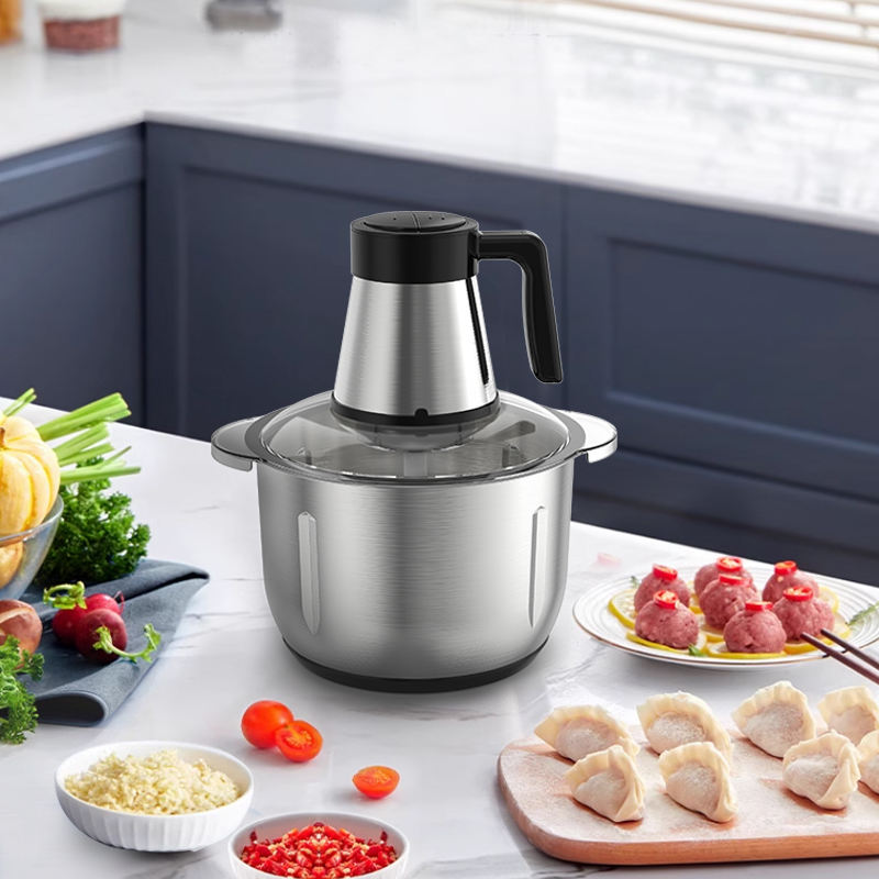 4L Multifunctional Kitchen Food processor food Grinders Meat Chopper Automatic Electric Stainless Steel Meat Grinder For Home