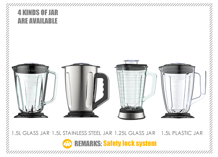 Commercial electric heavy duty 1.5 liter Ice /fruit /soybean milk blender