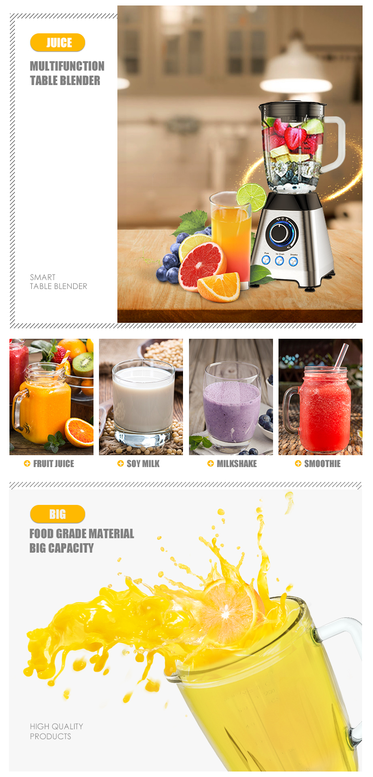 2020 New Kitchen Appliances High Speed Heavy Duty Nutri Food Fruit Commercial Smoothie Blender