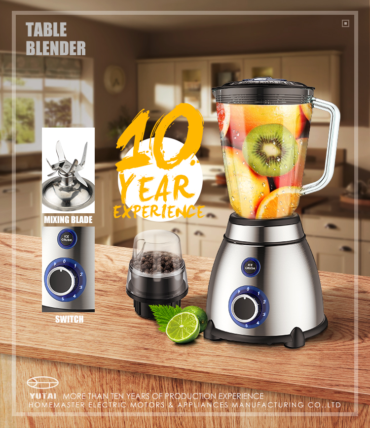 Electric Smoothie Juicer Stainless Steel Grinder Blender