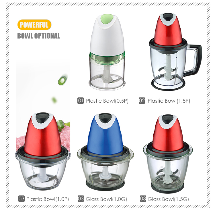 Multifunction vegetable and fruits meat chopper electric mini food chopper