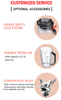 Commercial blender with electric vacuun pressing cover heavy duty powerful 2200W variable speeds ice crush 6 blades
