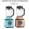Commercial blender with electric vacuun pressing cover heavy duty powerful 2200W variable speeds ice crush 6 blades