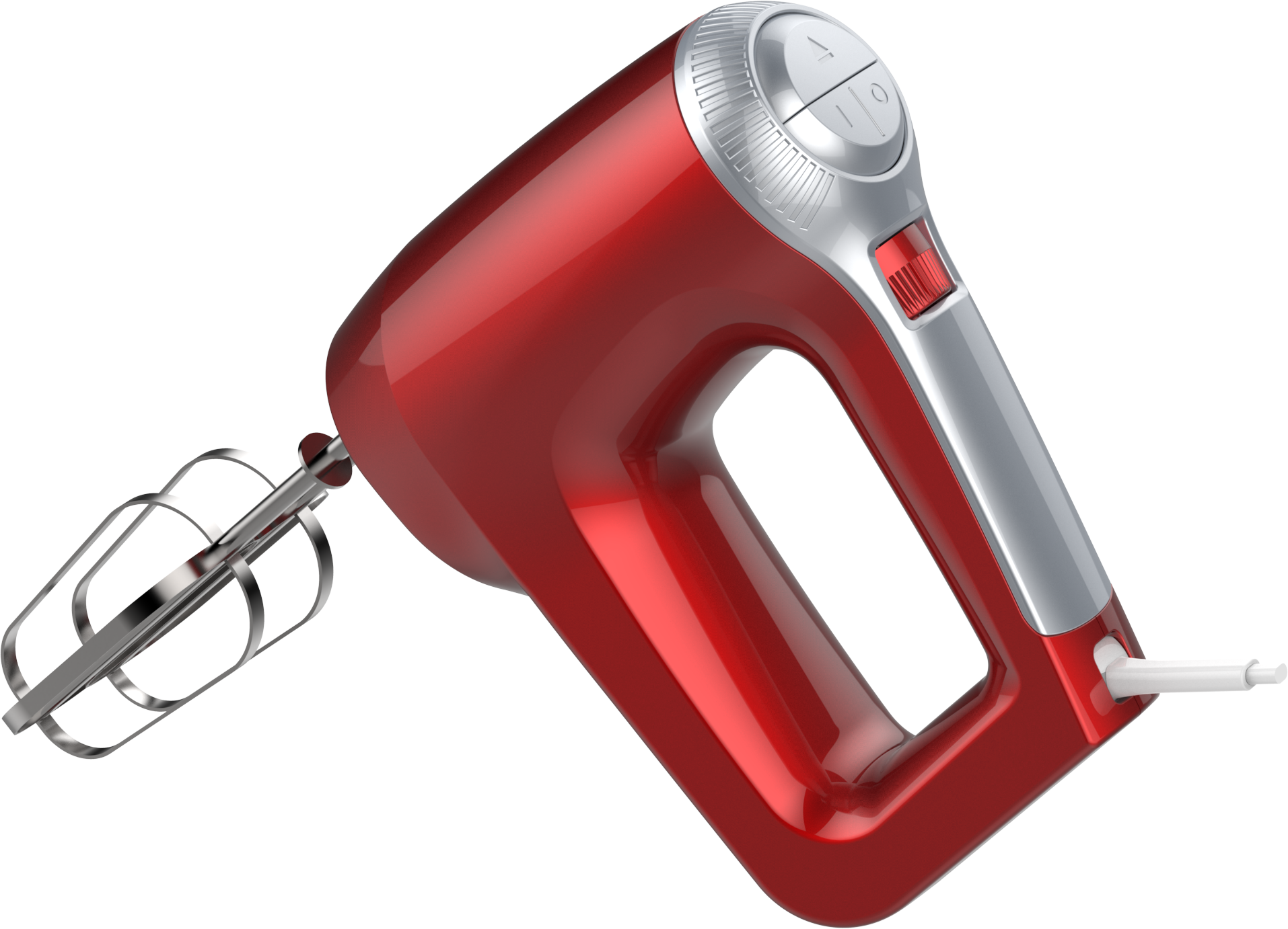 red electric hand mixer