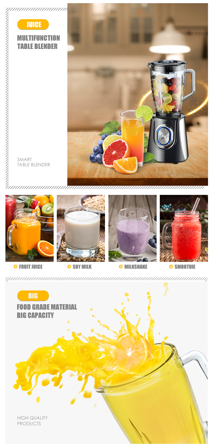 Multifunction 500W High speed home soup blender with good price