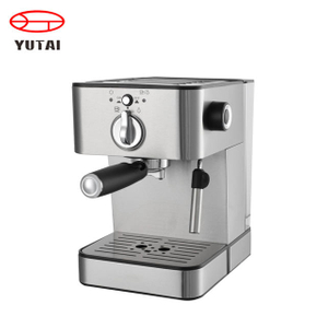 15 Bars Multifunction Stainless steel body Best Selling Cappuccino espresso machine with milk frother coffee maker for home use