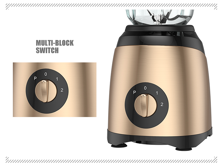 New Design Professional Safety System Heavy Duty Commercial Cooking Smoothie Blender