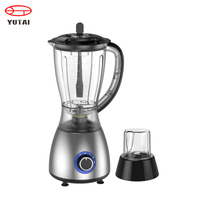 1.5L hot sale heating soup blenders/ high speed commercial blender 600w clear glass material container
