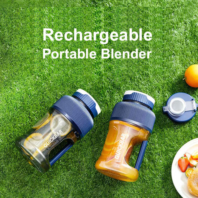 Personal Rechargeable High Power 1000ml Big Capacity Sports Juicer USB Fruit Bottle Juicer Blender Portable Smoothie Blender