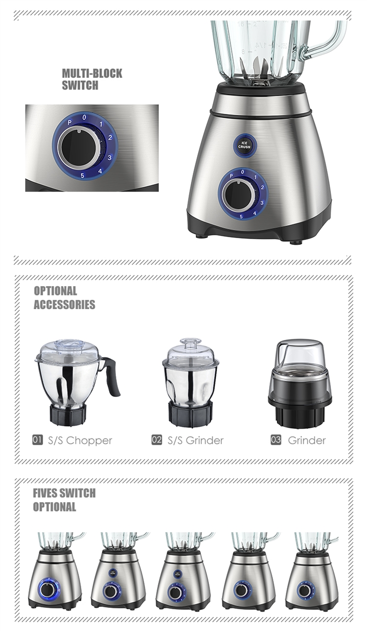 kitchen appliance electric commercial smoothie blender price