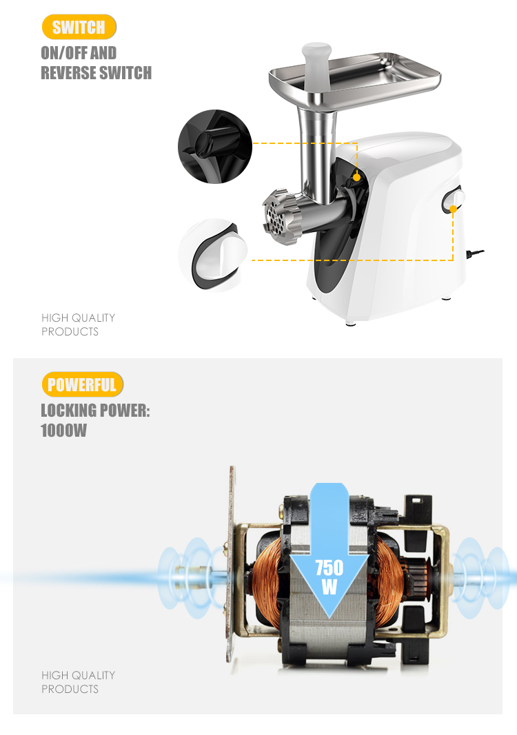 home desk-top meat mincer / meat mincing machine