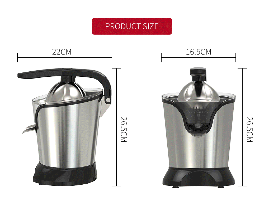 180W Powerful Electric Kitchen Appliances Citrus Automatic Juicer Orange Citrus Juicer